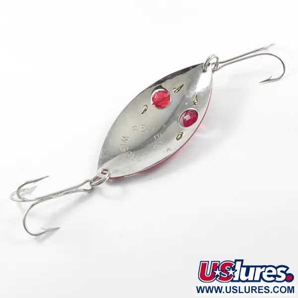 Ondulante Eppinger Red Eye Wiggler, Rosso/Bianco/Nickel, 25g, #1799