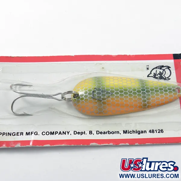 Cucchiaino Eppinger Dardevle Imp, Giallo/Verde/Arancio, 11g, Squame, #1807