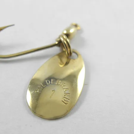 Yakima Bait Hildebrandt 1 Rotante, Oro, 1g, Sonic Blades, #1818