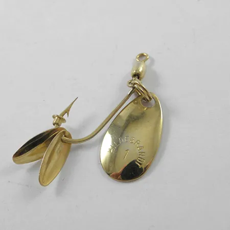 Yakima Bait Hildebrandt 1 Rotante, Oro, 1g, Sonic Blades, #1818