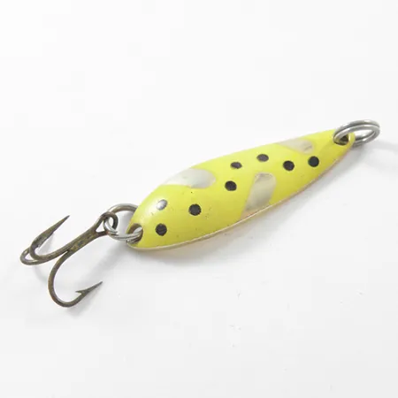 Acme Fiord Spoon Jr Ondulante, Giallo/Oro, 3.4g, Esca Vintage, #1821