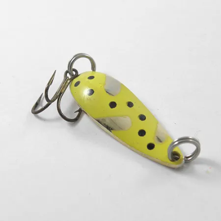 Acme Fiord Spoon Jr Ondulante, Giallo/Oro, 3.4g, Esca Vintage, #1821