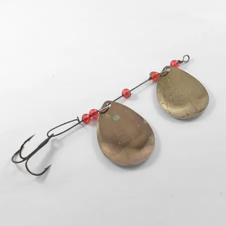 Lucky Strike Tandem Spinner, Nichel/Rame/Rosso, 12.5g, Doppia Pala, #1833