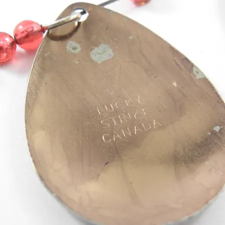 Lucky Strike Tandem Spinner, Nichel/Rame/Rosso, 12.5g, Doppia Pala, #1833