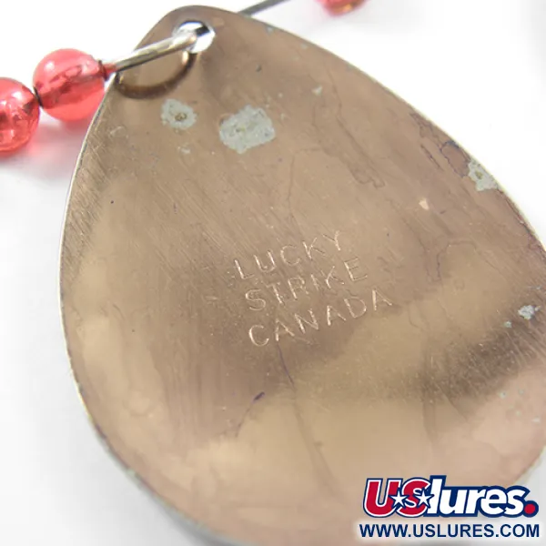 Lucky Strike Tandem Spinner, Nichel/Rame/Rosso, 12.5g, Doppia Pala, #1833