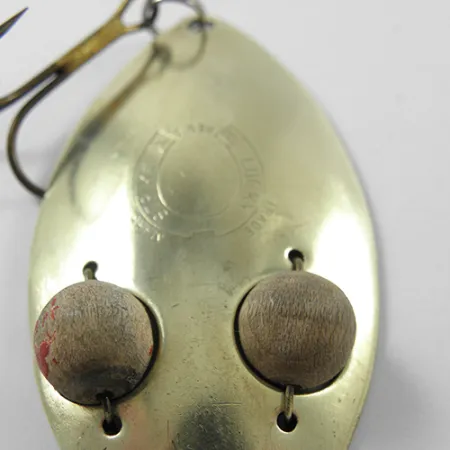 Lucky Strike Gold Red Flash Ondulante, Ottone, 21g, Occhi legno, #1840