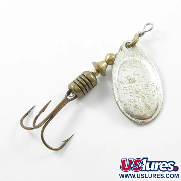 Mepps Aglia 2 Cucchiaino Rotante, Argento, 4.5g, Vintage, #1841