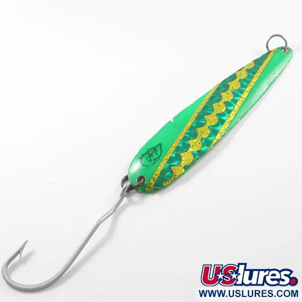 Eppinger Dardevle Flutter-Chuck Magnum 3200 Ondulante, Verde/Nickel, 14g, #1852