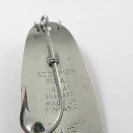 Scorpion Weedless Ondulante, Rosso / Bianco / Nickel, 7g, Antialga, #1863