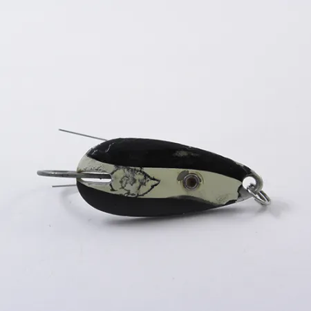 Eppinger Weedless Dardevle Midget Ondulante, Nero/Bianco/Nichel, 6g, #1867