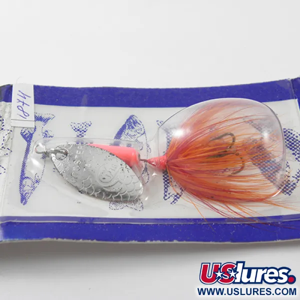 Worden’s Original Rooster Tail Cucchiaino, Nichel/Rosso, 1,77g, #1874