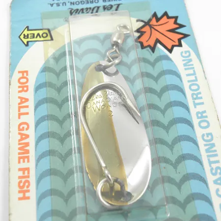 Les Davis Canadian Wonder Ondulante, Nichel/Oro, 7g, 50/50 Finish, #1884