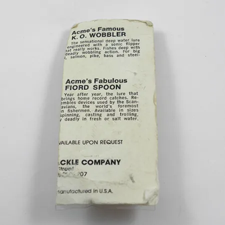 Acme Kastmaster Ondulante, Arancione, 14g, Lega Bilanciata, #1886