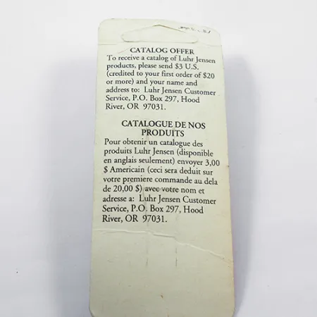 Luhr Jensen Krocodile Die #3 Ondulante, Nichel, 10g, Long Cast, #1887