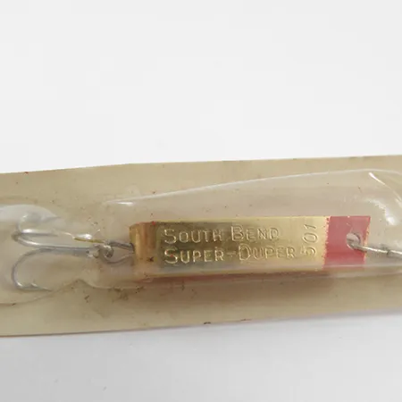 South Bend Super-Duper 501 Ondulante, Oro/Rosso, 2.3g, Vintage, #1889