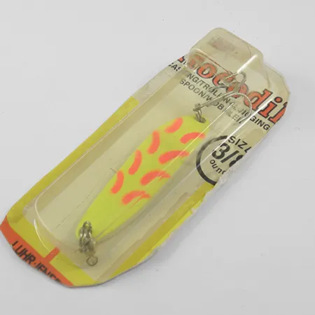 Luhr Jensen Krocodile Die #3 Ondulante, Giallo Fluo, 10,6g, #1890