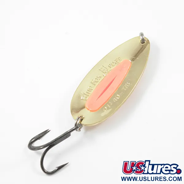 Blue Fox Pixee Ondulante, Oro/Arancio, 24g, Ottone Pesante, #1905