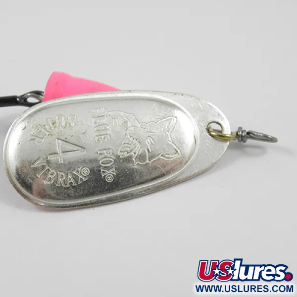 Blue Fox Super Vibrax 4 Rotante, Argento/Rosa, 10,5g, Antitorsione, #1916
