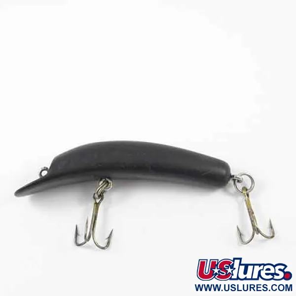 Esca Kautzky Lazy Ike, Nero, 7.5g, Legno di balsa, #1925