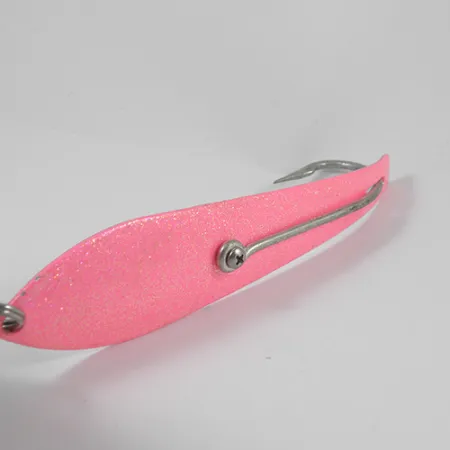 Pro King Weedless King Spoon Ondulante, Argento/Rosa, 34g, Anti-erba, #1931