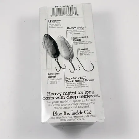 Blue Fox Pixee Ondulante, Nichel / Verde, 14g, Martellato, #1940