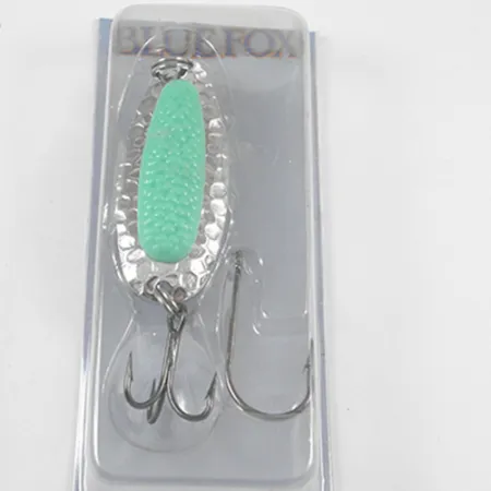 Blue Fox Pixee Ondulante, Nichel / Verde, 14g, Martellato, #1940