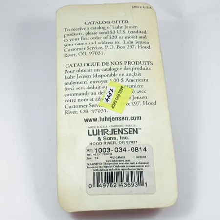 Luhr Jensen Krocodile Die #5 Ondulante, Fire Tiger/Gold, 21g, #1944