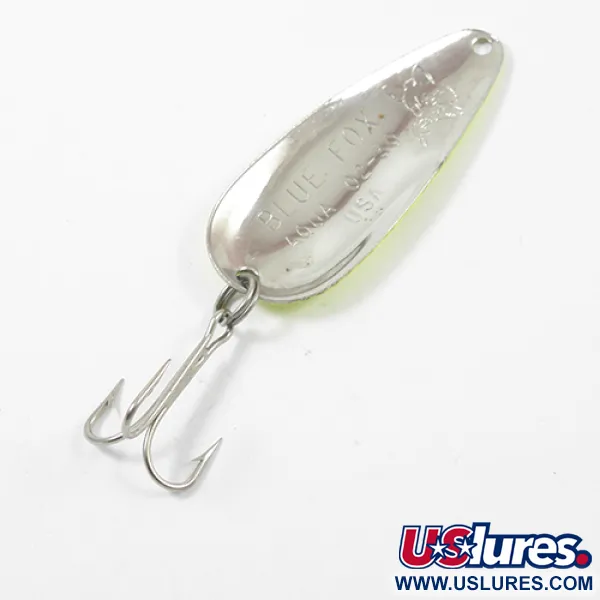 Blue Fox Aqua Ondulante, Lime/Arancio, 9.5g, Vintage USA, #1951