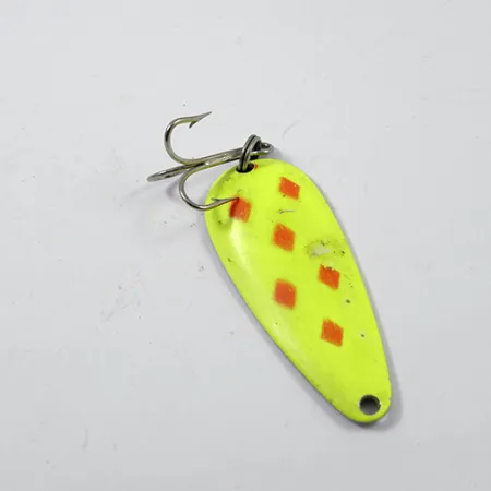 Blue Fox Aqua Ondulante, Lime/Arancio, 9.5g, Vintage USA, #1951