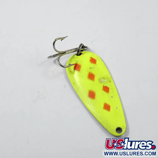 Blue Fox Aqua Ondulante, Lime/Arancio, 9.5g, Vintage USA, #1951