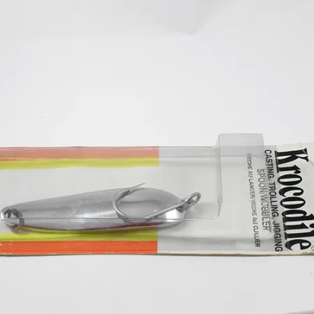 Luhr Jensen Krocodile Die #6 Ondulante, Nichel, 64g, Amo fisso, #1959