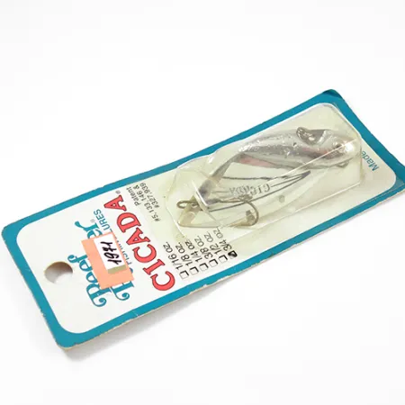 Reef Runner Cicada Blade Bait, Nickel, 21g, Vertical Jigging, #1971