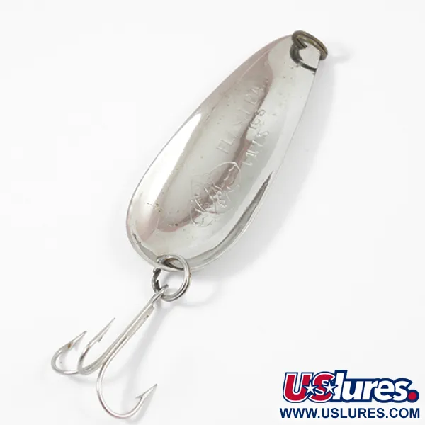 Nebco Flashbait 166 Cucchiaino, Nichel martellato, 14g, #1975