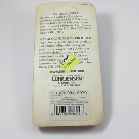 Luhr Jensen Krocodile Die #5 Ondulante, Fire Tiger, 21g, Traina, #1978