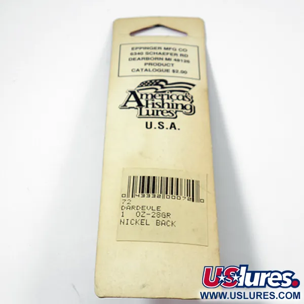 Eppinger Dardevle Cucchiaino, Verde/Giallo Fluo, 28g, Nido d'ape, #1980