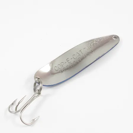 Dardevle Cop-E-Cat 7400 Ondulante, Nichel / Blu, 14g, Eppinger, #1985