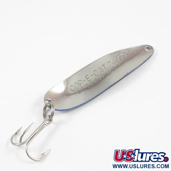 Eppinger Dardevle Cop-E-Cat 7400 Ondulante, Nickel / Blu, 14g, #1992