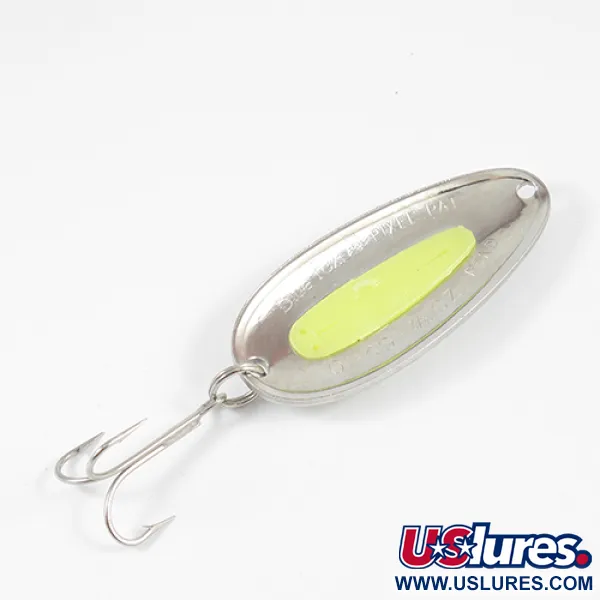 Blue Fox Pixee Ondulante, Nichel martellato / Giallo, 24g, #1986