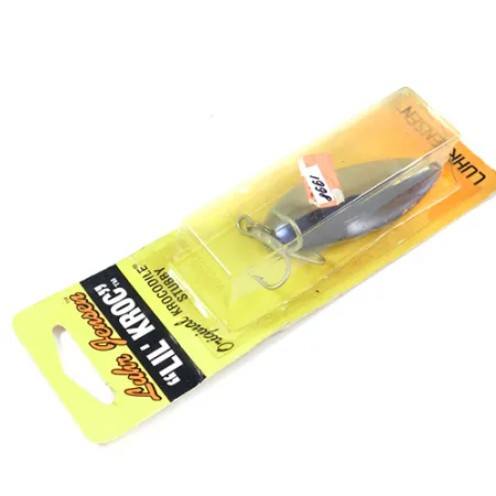 Luhr Jensen Lil' Kroc (Krocodile Stubby) Ondulante, Nickel/Blu, 21g, #1998