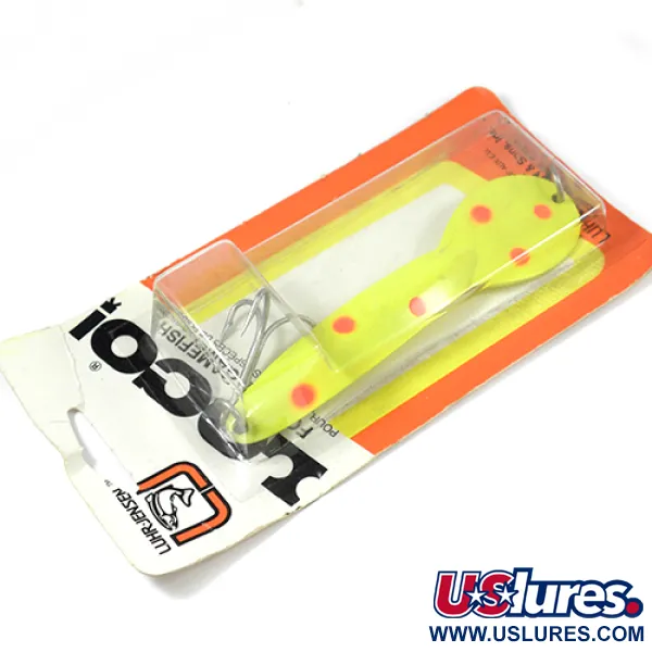 Luhr Jensen Loco 5 Ondulante, Giallo/Rosso, 28g, Luccio, #2000