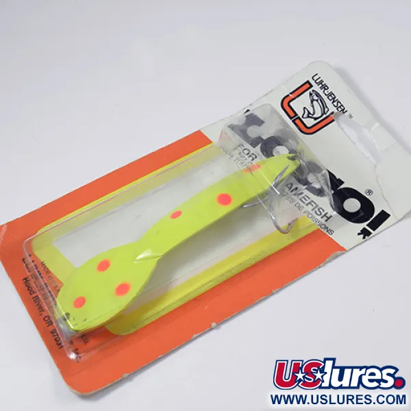 Luhr Jensen Loco 5 Ondulante, Giallo/Rosso, 28g, Luccio, #2000