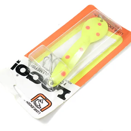 Luhr Jensen Loco 5 Ondulante, Giallo/Rosso, 28g, Luccio, #2000