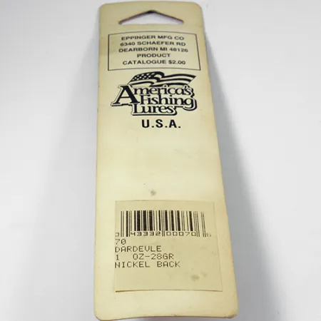 Ondulante Eppinger Dardevle, Giallo/Verde Fluorescente, 28g, #2004