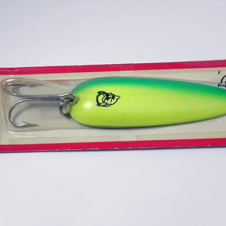Ondulante Eppinger Dardevle, Giallo/Verde Fluorescente, 28g, #2004