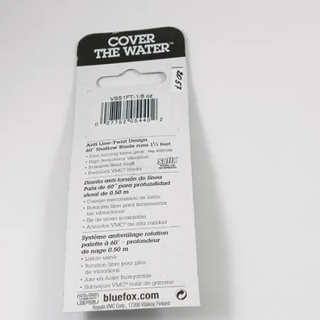 Blue Fox Vibrax Shallow Cucchiaino, Rainbow, 4g, Anti-torsione, #2057