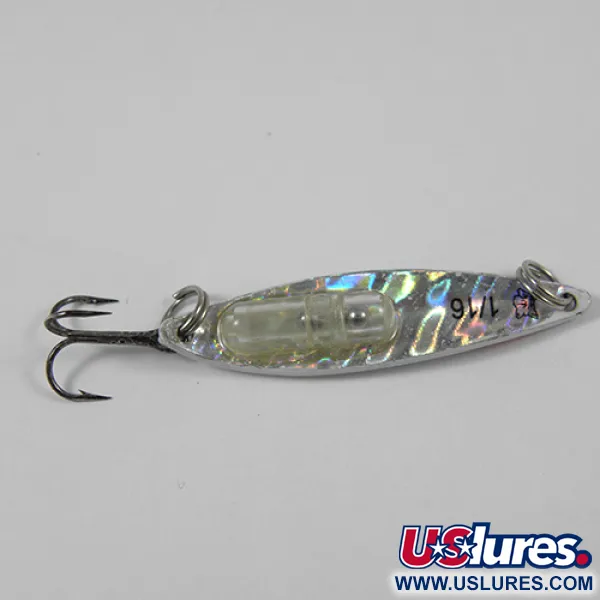 Blue Fox Rattle Flash Jiggin' Spoon Spoon, Rainbow, 2g, Rattle, #2058