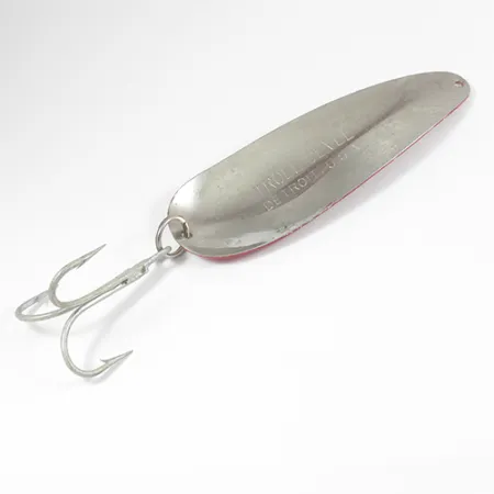 Dardevle Trolldevle Ondulante Traina, Rosso / Bianco / Nichel, 40g, #2060