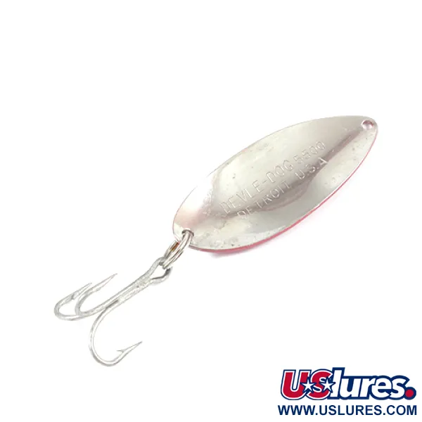 Dardevle Devle Dog 5500 Ondulante, Rosso/Bianco/Nickel, 21g, #2063