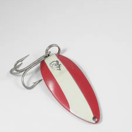 Dardevle Devle Dog 5500 Ondulante, Rosso/Bianco/Nickel, 21g, #2063