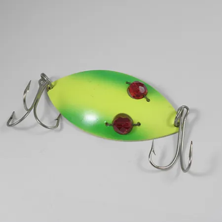 Eppinger Red Eye Wiggler Ondulante, Giallo-Verde/Nickel, 25g, #2065